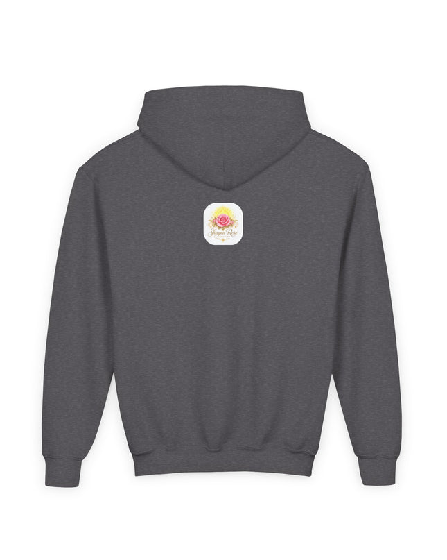 "My Father Says I am Royalty" Youth Heavy Blend Hooded Sweatshirt