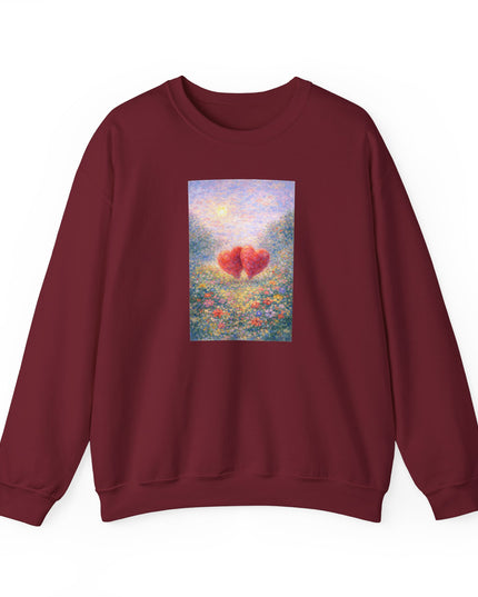 "Valentine's Day - Monet Style" Unisex Adult Sweatshirt