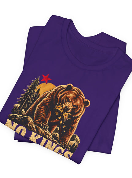 "No Kings California" Unisex Jersey Short Sleeve Tee