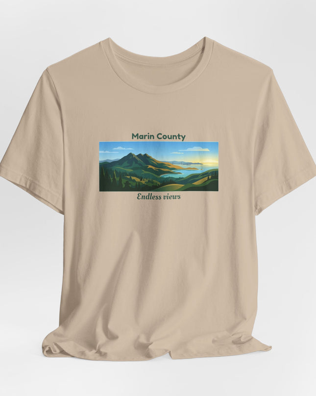 "Marin County - Endless Views" Unisex Jersey Short Sleeve Tee