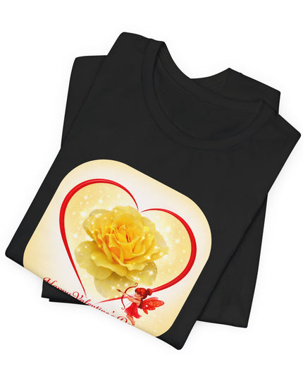 "Happy Valentine's Day" Unisex Jersey Short Sleeve Tee