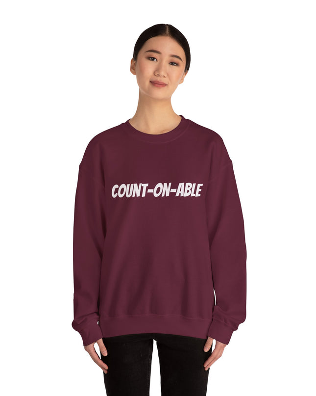 "Count-on-able" Unisex Adult Sweatshirt