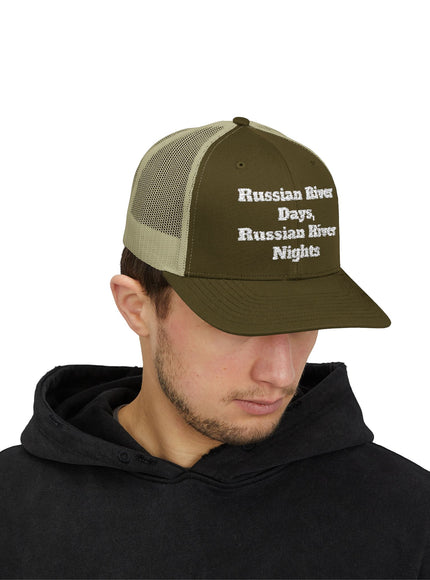 "Russian River Days, Russian River Nights" Snapback Trucker Cap