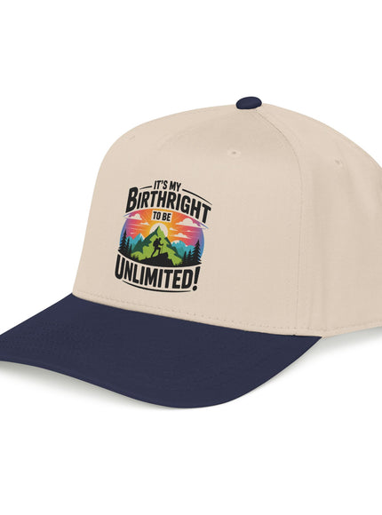 "It's my Birthright to be Unlimited" Mid Profile Baseball Cap