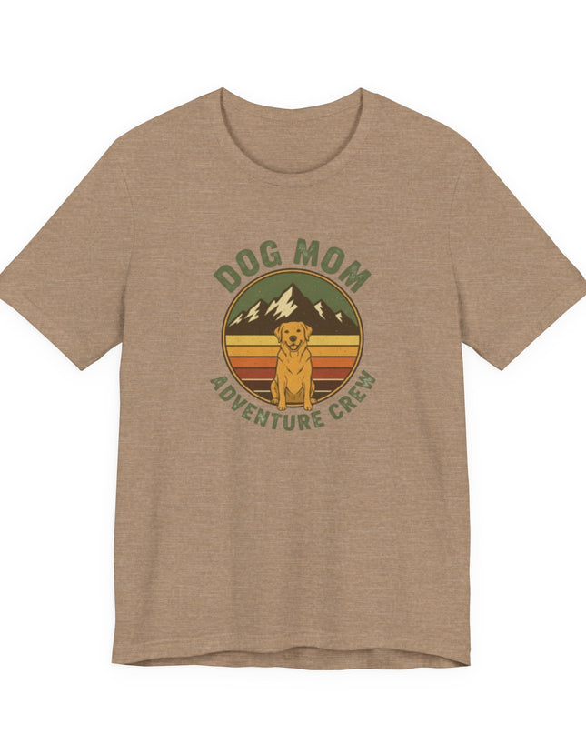 "Dog Mom Adventure Crew" Unisex Jersey Short Sleeve Tee