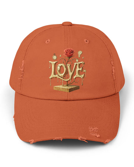 "Love (Salvador Dali)" Unisex Distressed Cap