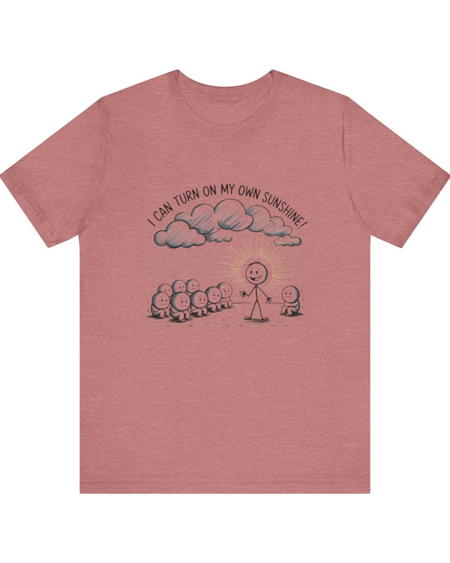 "I can make my own sunshine" Unisex Jersey Short Sleeve Tee