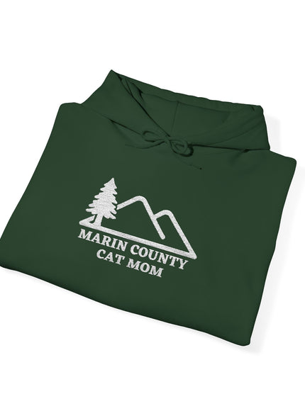 "Marin County Cat Mom" Unisex Heavy Blend Hooded Sweatshirt