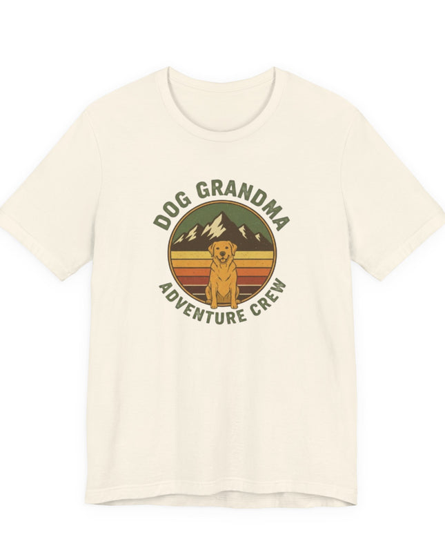 "Dog Grandma Adventure Crew" Unisex Jersey Short Sleeve Tee