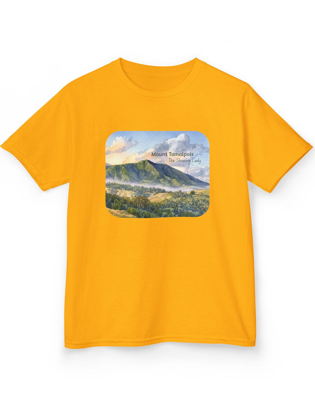 "Mount Tamalpais, the Sleeping Lady" Kids Heavy Cotton Tee