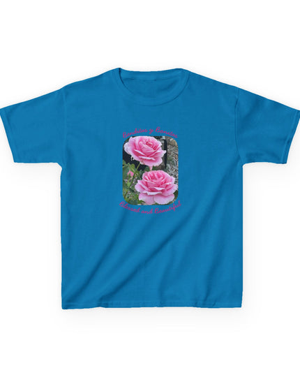 "Blessed and Beautiful" Kids Heavy Cotton Tee