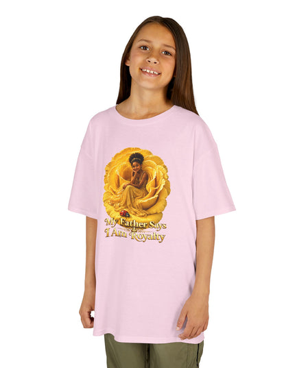 "My Father Says I am Royalty" Kids Heavy Cotton Tee