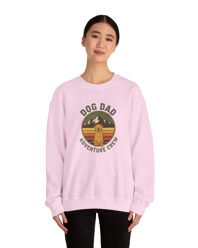 "Dog Dad Adventure Crew" Unisex  Adult Sweatshirt