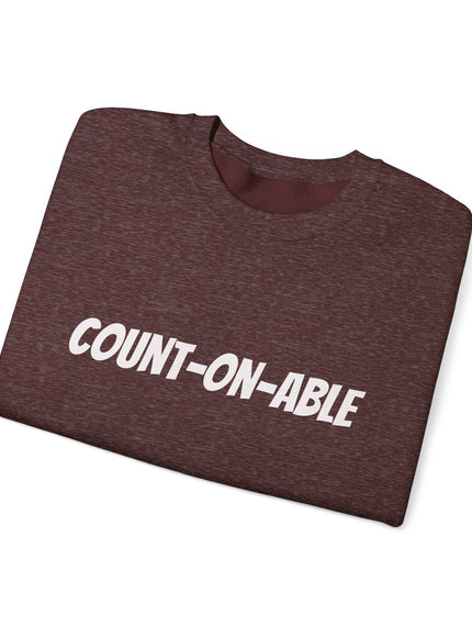 "Count-on-able" Unisex Adult Sweatshirt
