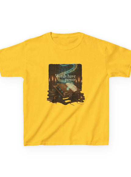 "Words Have Power" Kids Heavy Cotton Tee