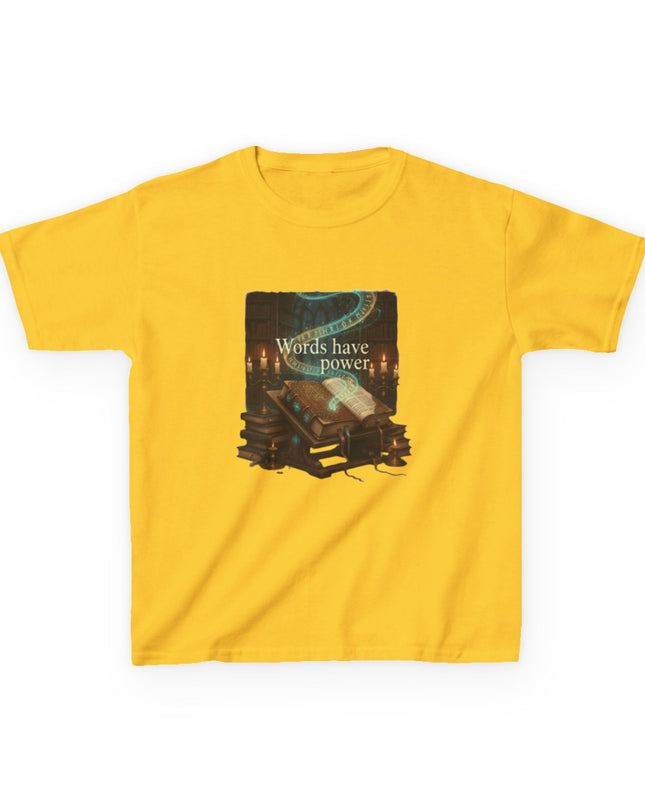 "Words Have Power" Kids Heavy Cotton Tee