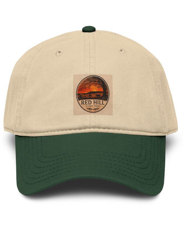 "Red Hill Sunset Farms" Garment Washed Baseball Cap