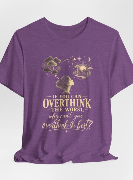 "Overthink" Unisex Jersey Short Sleeve Tee