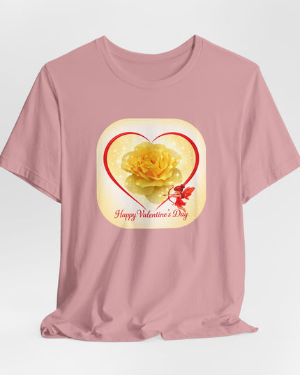 "Happy Valentine's Day" Unisex Jersey Short Sleeve Tee
