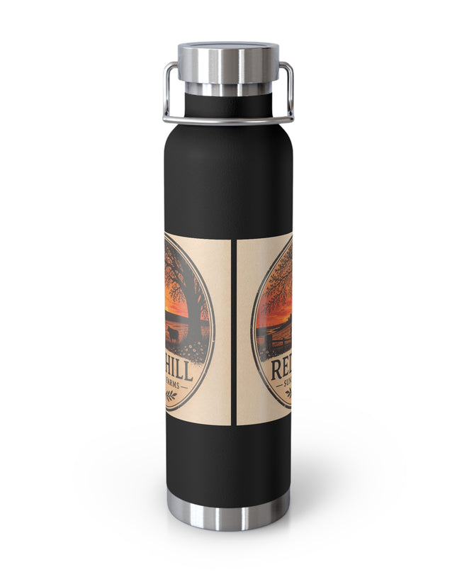 "Red Hill Sunset Farms" Copper Vacuum Insulated Bottle, 22oz