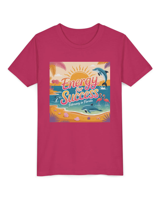 "February in Florida, Energy for Success" Youth Short Sleeve Tee