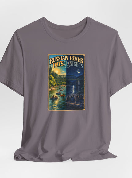 "Russian River Days, Russian River Nights" Unisex Jersey Short Sleeve Tee