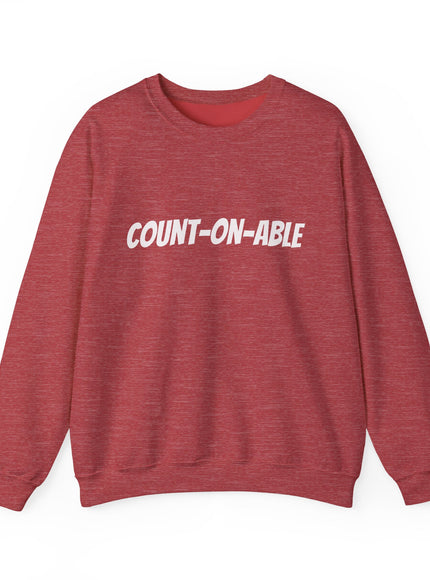 "Count-on-able" Unisex Adult Sweatshirt