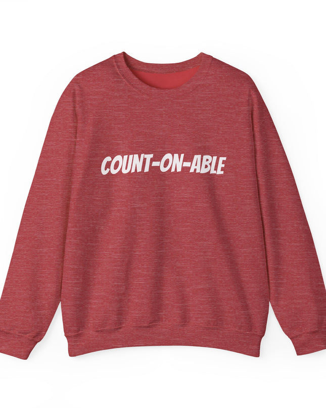 "Count-on-able" Unisex Adult Sweatshirt