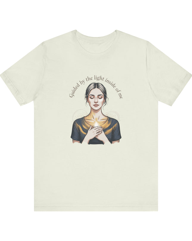 "Guided by the Light inside of Me" Unisex Jersey Short Sleeve Tee