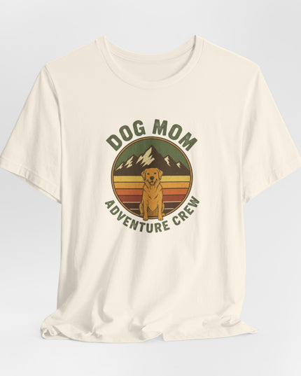 "Dog Mom Adventure Crew" Unisex Jersey Short Sleeve Tee