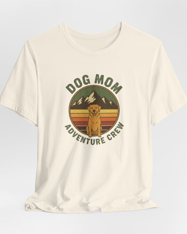 "Dog Mom Adventure Crew" Unisex Jersey Short Sleeve Tee
