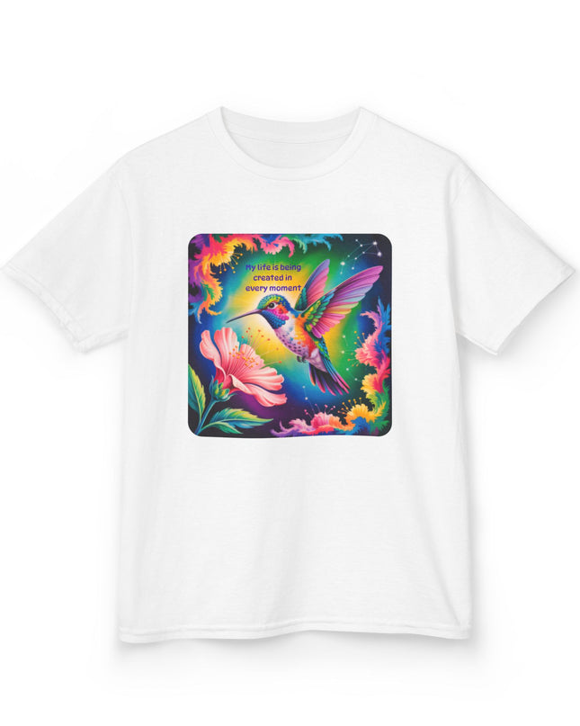 "My Life is Being Created in Every Moment" Kids Heavy Cotton Tee