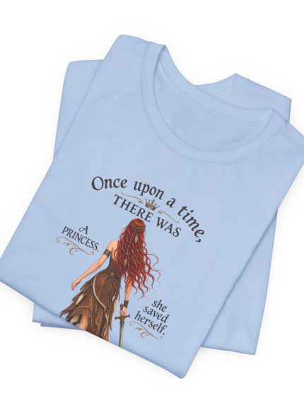 "She Saved Herself V5" Unisex Jersey Short Sleeve Tee