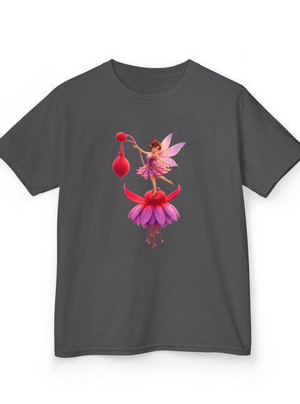 "Fuchsia Fairy" Kids Heavy Cotton Tee