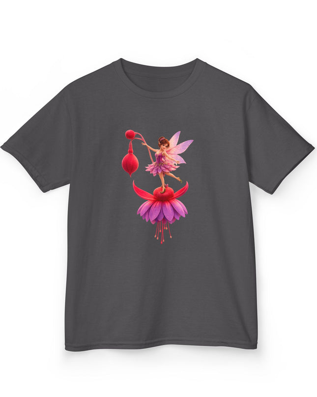 "Fuchsia Fairy" Kids Heavy Cotton Tee