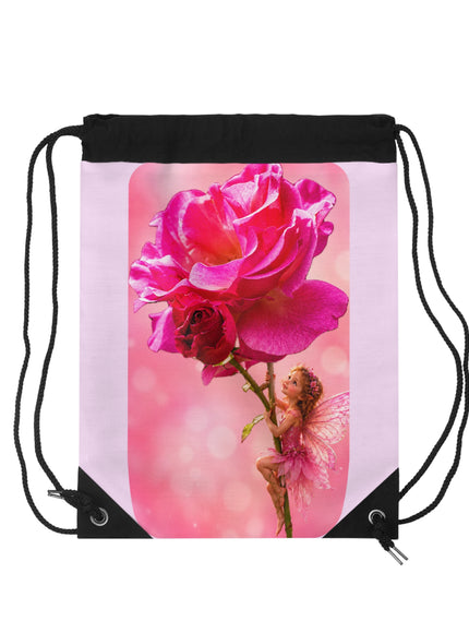 "Fairy Rose" Drawstring Bag
