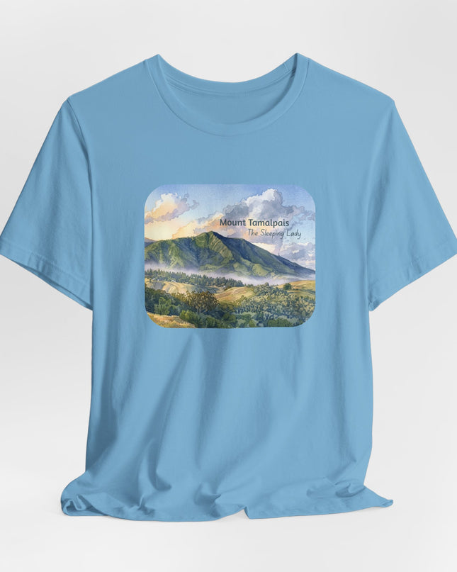 "Mount Tamalpais, the Sleeping Lady" Unisex Jersey Short Sleeve Tee