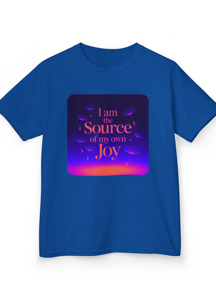 "I Am the Source of my Own Joy" Kids Heavy Cotton Tee