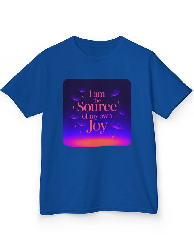 "I Am the Source of my Own Joy" Kids Heavy Cotton Tee