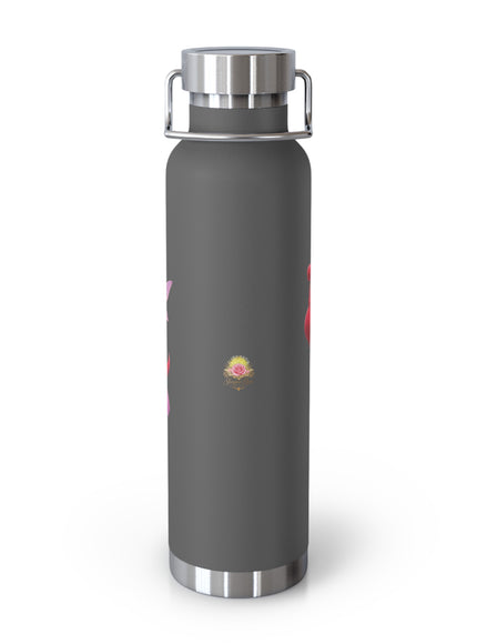 "Fuchsia Fairy" Copper Vacuum Insulated Bottle, 22oz