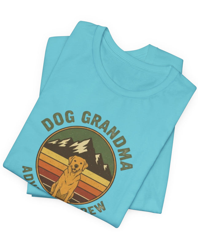 "Dog Grandma Adventure Crew" Unisex Jersey Short Sleeve Tee