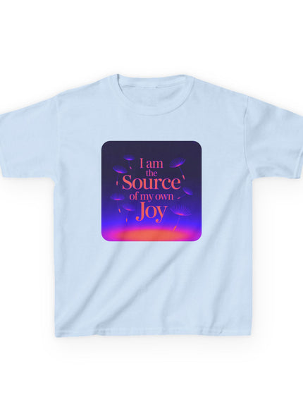 "I Am the Source of my Own Joy" Kids Heavy Cotton Tee
