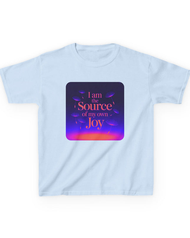 "I Am the Source of my Own Joy" Kids Heavy Cotton Tee
