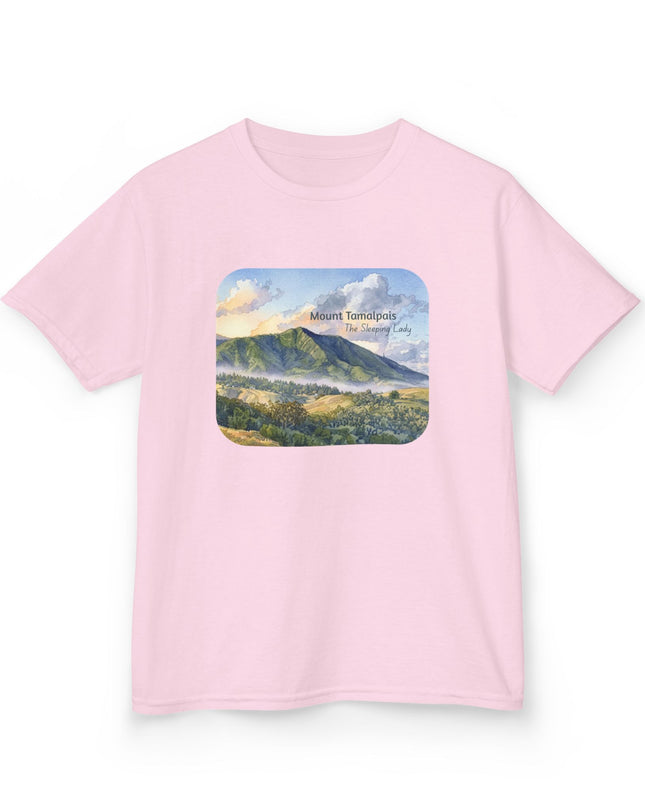"Mount Tamalpais, the Sleeping Lady" Kids Heavy Cotton Tee