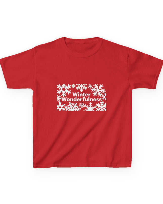 "Winter Wonderfulness" Kids Heavy Cotton Tee