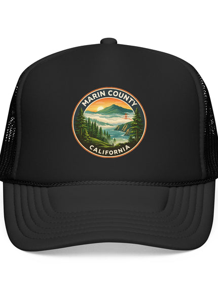 "Marin County, Above the Fog" Foam Trucker Hat