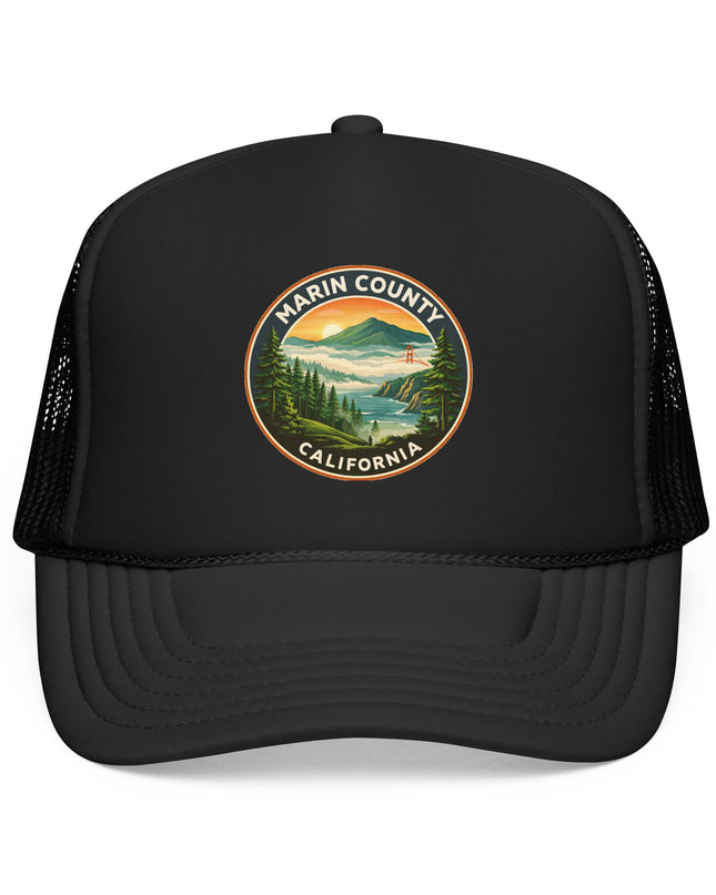 "Marin County, Above the Fog" Foam Trucker Hat