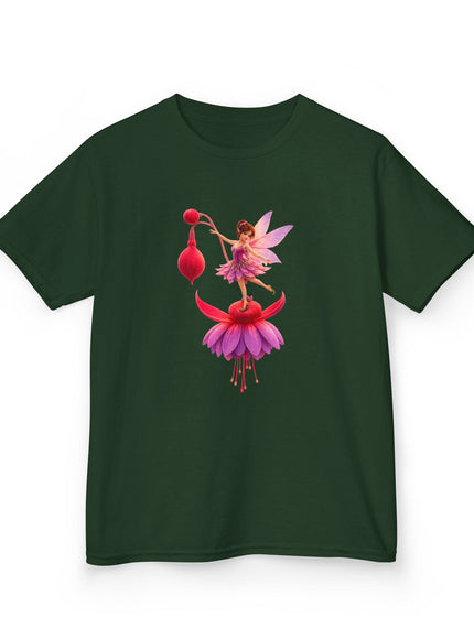 "Fuchsia Fairy" Kids Heavy Cotton Tee