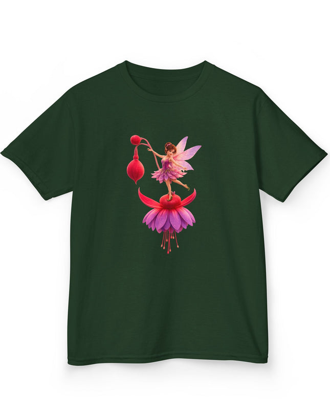 "Fuchsia Fairy" Kids Heavy Cotton Tee