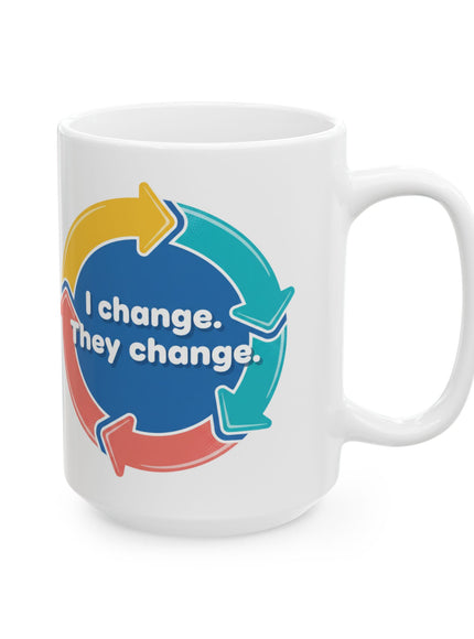 "I Change. They Change" Ceramic Mug, (11oz, 15oz)
